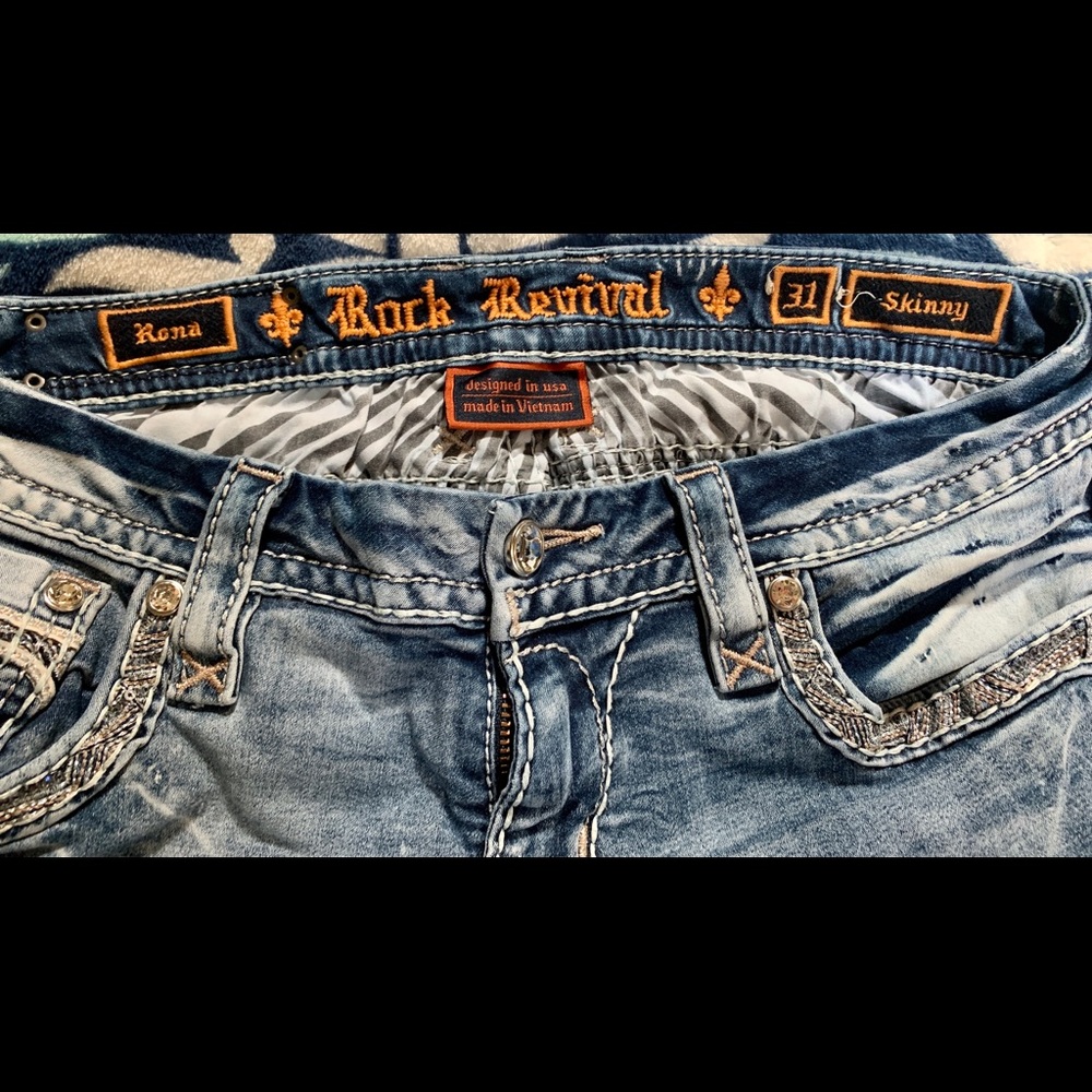 Rock revival Rona skinny jeans size 31x29